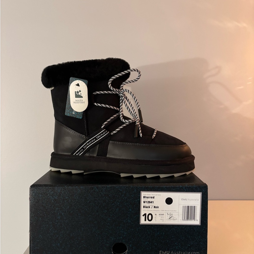EMU Australia Blurred Boots - Black